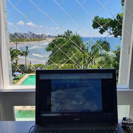 Praia De Caioba De Frente Para O Mar Matinhos Pr Appartement Buitenkant foto