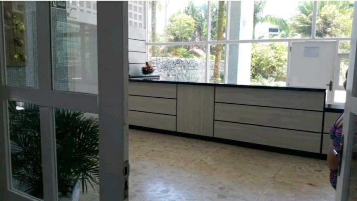 Praia De Caioba De Frente Para O Mar Matinhos Pr Appartement Buitenkant foto